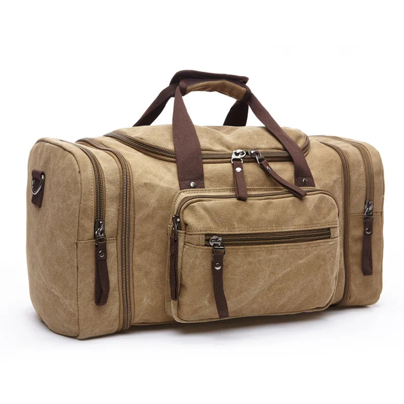 Henri Duval™ Canvas Weekender Duffle