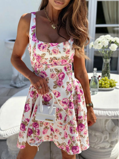 Seraphina Lace-Up Backless Dress
