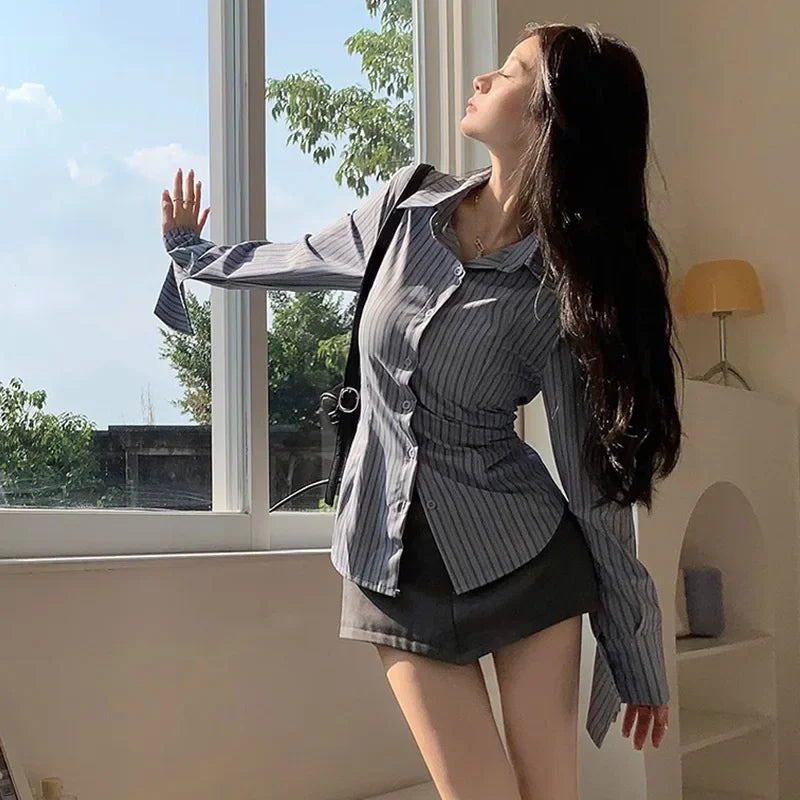 The Riviera Stripe Blouse