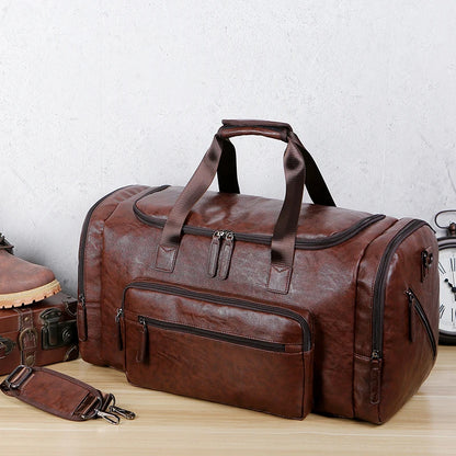 Henri Duval™ Genuine Leather Duffle Bag