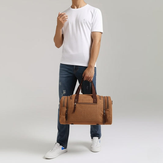 Henri Duval™ Canvas Weekender Duffle